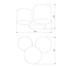 Потолочный светильник TK Lighting 3275 Mona Kids