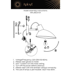 Спот Aployt Klarka APL.632.01.01