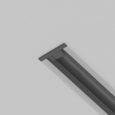 Заглушка 1шт Unity встраиваемый черный, TRA002EC-11B