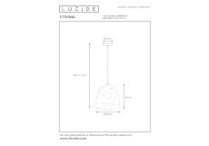 Подвесной светильник Lucide Eternal 03414/40/31