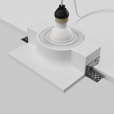 Встраиваемый светильник Gyps Modern GU10 10Вт, DL006-GU10-RD-W