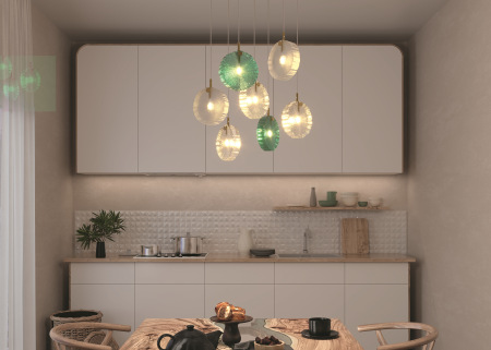 Подвесной светильник Frozen G4х7, MOD254PL-07BS