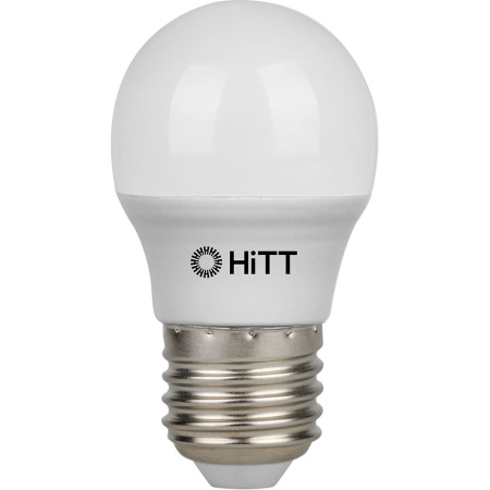 Светодиодная лампа HiTT-PL-G45-9-230-E27-4000