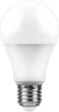 Лампа светодиодная, (10W) 230V E27 2700K A60, LB-92