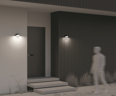 Настенный светильник (бра) Gloss 3000K 7Вт IP65, O447WL-L7GF3K