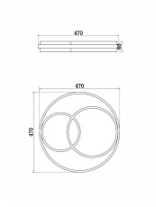 Потолочный светильник, FR10029CL-L70B