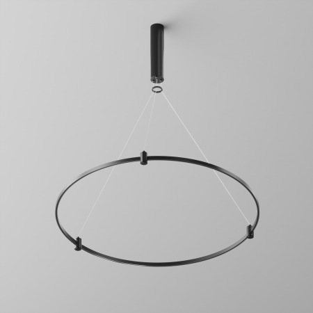 Шинопровод круглый 800мм Flarity черный, TRX154-R-D800-B