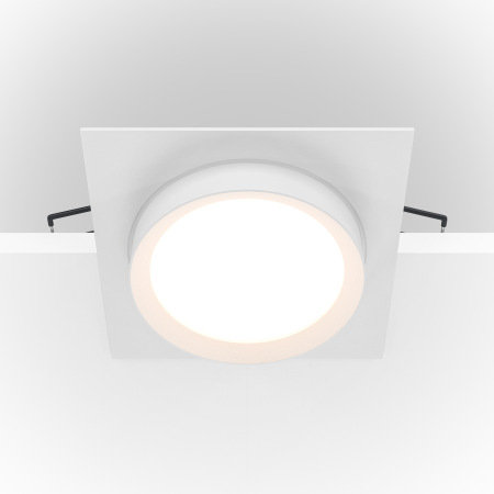 Встраиваемый светильник Hoop GX53 1x15Вт DL086-GX53-SQ-W
