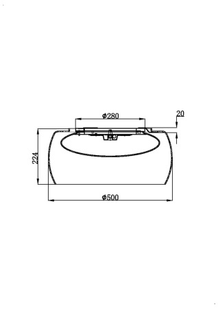 Потолочный светильник Solen 3000К 16Вт, MOD074PL-L16B3K