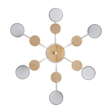 8231/6C COMFI LN25 белый, металл/дерево/пластик Светильник потолочный LED GX53 6*9W 220V RONDO