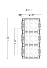 Бра Maytoni Talento DIA008WL-1CH