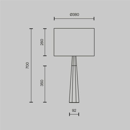 Настольный светильник Bianco E14х1 60Вт Z030TL-01BS1