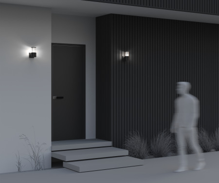 Настенный светильник (бра) Bronx E27х1 60Вт IP 54, O576WL-01B