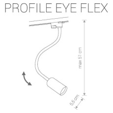 Трековый светильник Nowodvorski Profile Eye Flex 9332