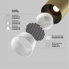 Трековый светильник Artisan Exility 3000K 12Вт 36°, TR097-2-12W3K-M-BMG