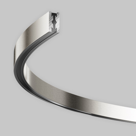 Шинопровод полукруг 650 мм Flarity платина, TRX154-SR-D650-PT