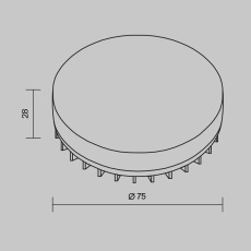 Светодиодная лампа Wi-Fi GX53 9W 2700K-6500K DIM, 2430