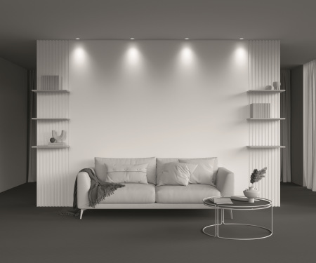 Встраиваемый светильник Round 3000K 12W 60°, DL058-12W3K-W