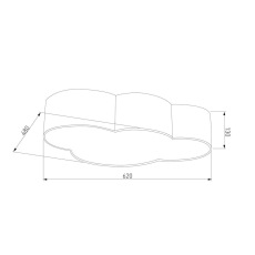 Потолочный светильник TK Lighting 3145 Cloud