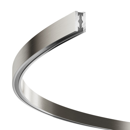 Шинопровод круглый из полукругов 1200мм Flarity платина, TRX154-2SR-D1200-PT