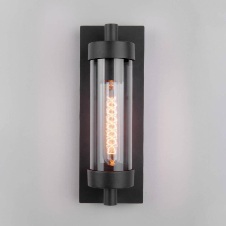 Уличный настенный светильник Elektrostandard Pipe D 35151/D чёрный 4690389183737
