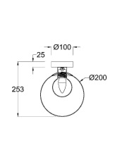 Настенный светильник (бра) Basic form G9х1, MOD521WL-01G3