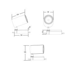 Трековый светильник Vuoro TR029-3-20W3K-B