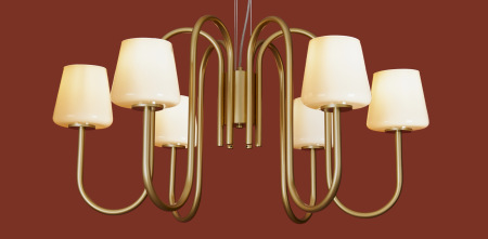 Подвесной светильник Jade, FR2039PL-06G