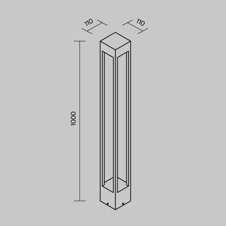 Ландшафтный светильник Elbe 3000К 10Вт IP65, O424FL-L10GF