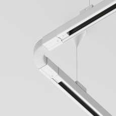 Коннектор гибкий Trinity белый, TRA005CF-31W