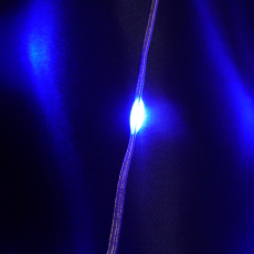 Светодиодная гирлянда Feron CL28 занавес Водопад 3*3м + 3м 230V синий, статичная