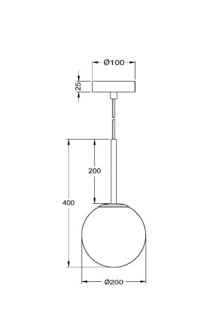 Подвесной светильник Basic form E14х1 MOD321PL-01B1