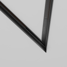 Угол-соединитель 45° Exility встраиваемый под ГКЛ 12,5мм, черный, TRA034CLS-42.12B