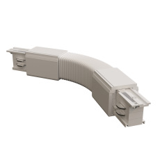 Коннектор гибкий Trinity белый, TRA005CF-31W