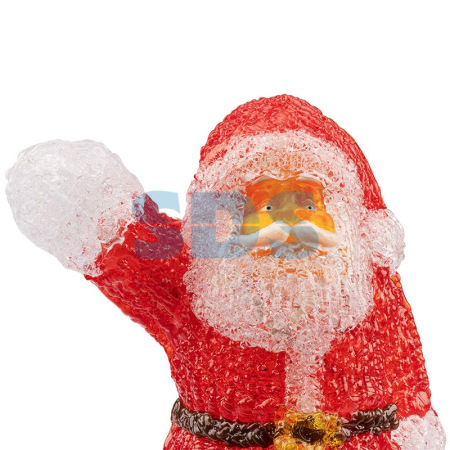 Акриловая светодиодная фигура "Санта Клаус приветствует" 30 см, 40 светодиодов, IP65 понижающий трансформатор в комплекте, NEON-NIGHT
