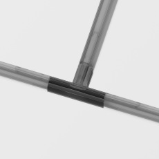 Коннектор Т-образный Gravity встраиваемый черный, TRA010CT-42B