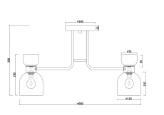 Потолочная люстра Freya Isla FR5094PL-05G
