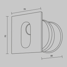 Подсветка для лестниц Via Urbana 4000К 3Вт IP 54, O022-L3GR