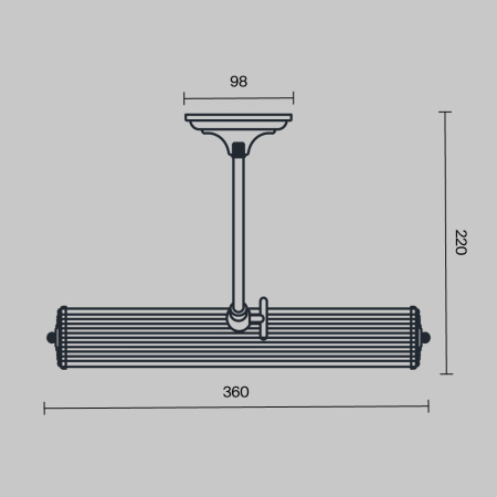 Подсветка Renoir E14х2 25Вт, PIC118-22-R