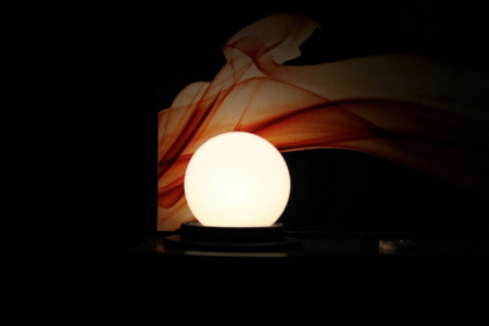 Лампа для белт-лайт LED G45 220V-240V Warm White, белый теплый