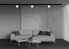 Трековый светильник Luna Exility 3000K 5Вт 360°, TR038-2-5W3K