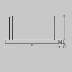 Подвесной светильник Basis 2700K-6000K 36Вт 100°,