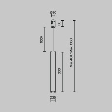 Трековый подвесой светильник Focus Led Flarity 4000K 5Вт 30°, TR155-1-5W4K-PT