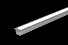 Алюминиевый профиль Design LED LE 4932, 2500 мм, анодированный LE.4932-R