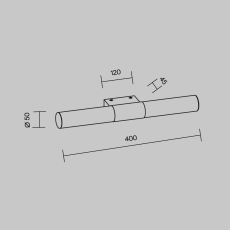 Подсветка для зеркал Maytoni Aurelio MIR001WL-L8CH