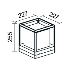 Ландшафтный светильник Trim E27x1 15Вт IP65, O455FL-01GF