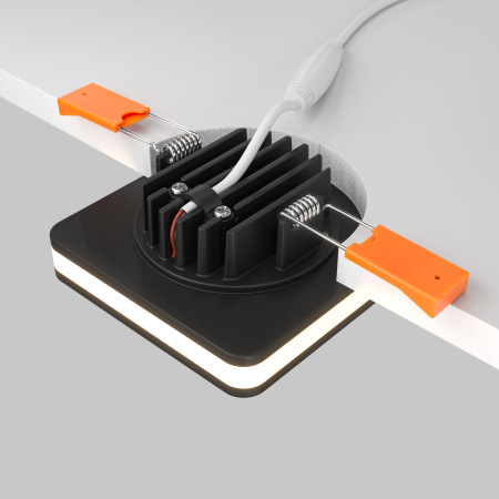 Встраиваемый светильник Phanton 3000K 1x7Вт 120°, DL2001-L7B