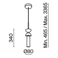 Подвесной светильник Kyoto G9х1, MOD178PL-01W