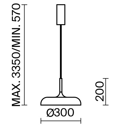 Подвесной светильник Gerhard 3000К 19Вт, MOD189PL-L12W3K1