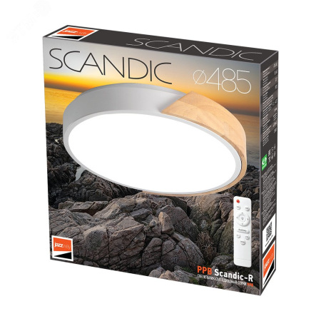 Светильник светодиодный потолочный PPB Scandic-R 90w DIM 3000-6500K GR/W IP20, 5037151